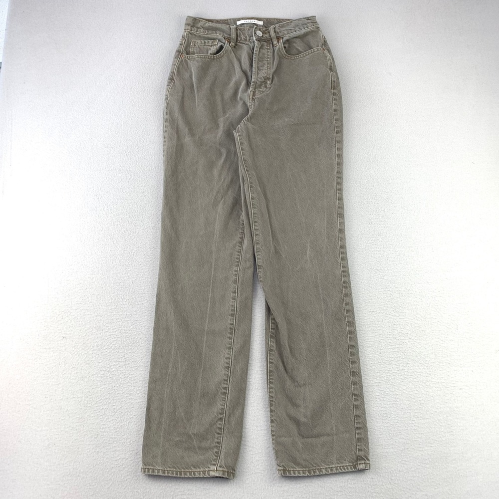 PacSun Dad Jean Pants Womens 25 Brown High Rise Straight Leg Baggy 90s Loose